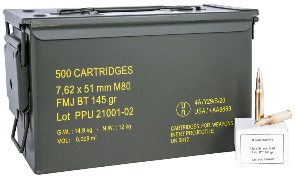 PPU PPRM762M Rangemaster  7.62x51mm NATO 145 gr Full Metal Jacket