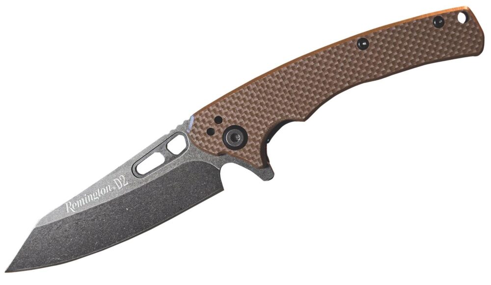 Remington Accessories 15664 EDC  Folding Caper Stonewashed D2 Ste