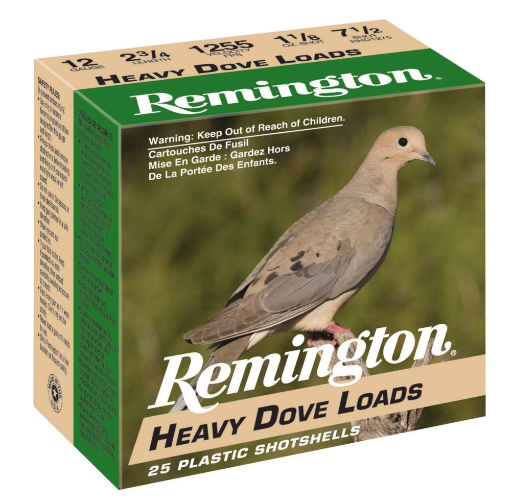 Remington Ammunition 28777 Heavy Dove Loads  20 Gauge 2.75 1 oz 7