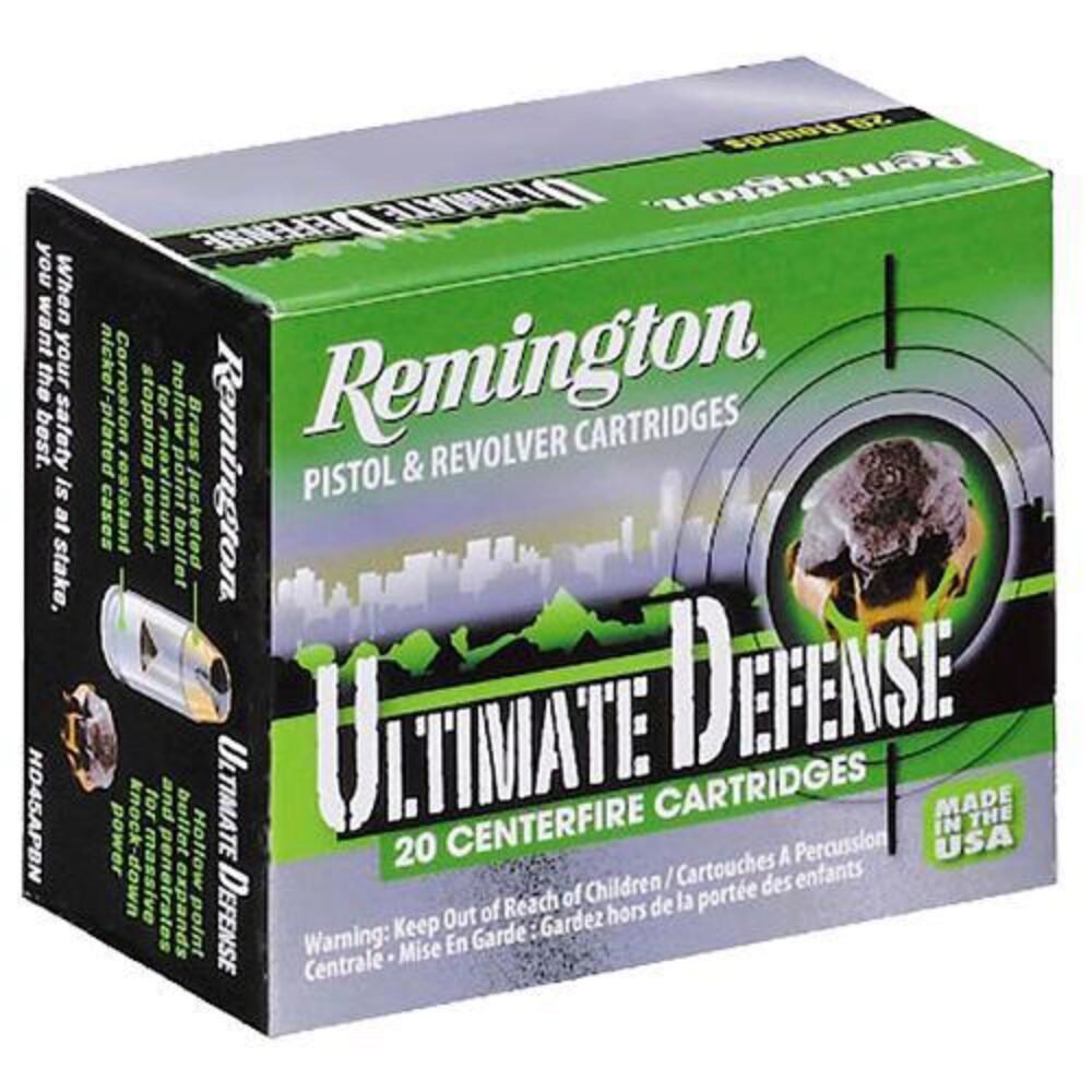 Remington Ammunition 28957 Ultimate Defense Full Size Handgun 40