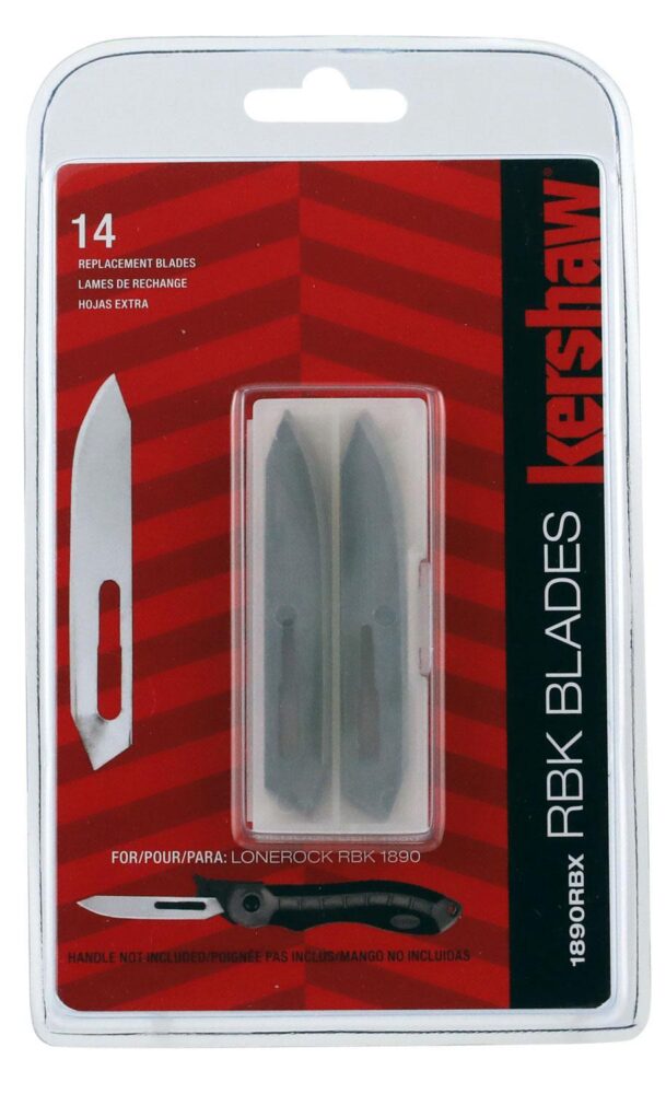 Kershaw 1890RBX LoneRock RBK Replacement Blades Drop Point 2.75 S