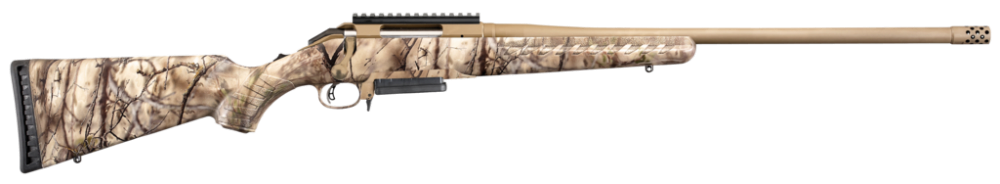 Ruger 26923 American  Full Size 7mm-08 Rem 3+1 22 Burnt Bronze Ce