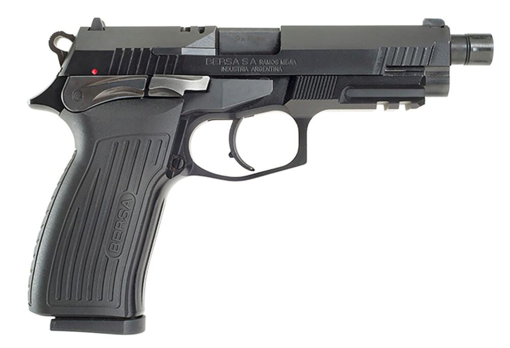 Bersa TPR9MX TPRX  Full Size Frame 9mm Luger 17+1, 4.25 Black Ste