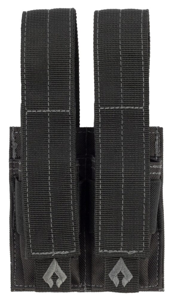Advance Warrior Solutions Pistol Double Mag Pouch Black