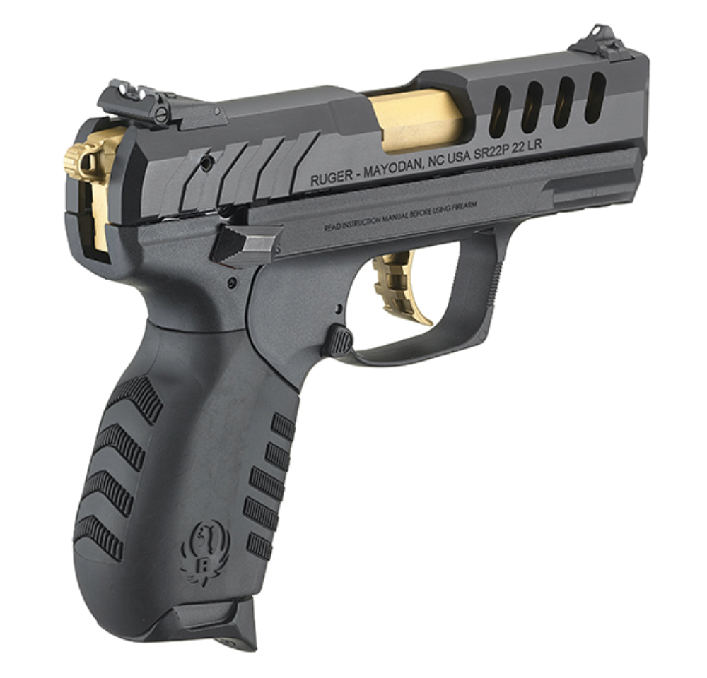 SR22 PISTOL 22LR 3.5 BLK/GOLD