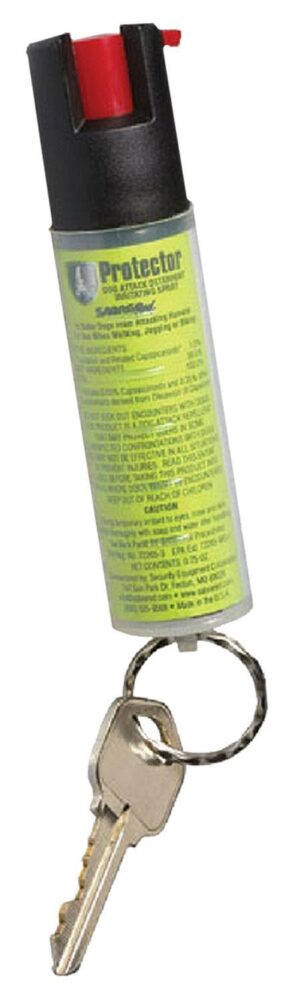 Sabre SRPK02 Dog Spray  Capsaicin Range 12 ft 0.75 oz Includes Ke