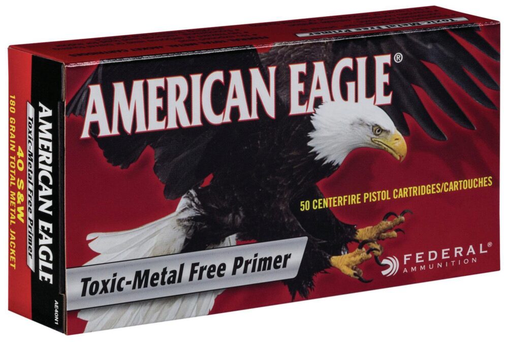 Federal AE40N1 American Eagle Indoor Range Training 40 S&W 180 gr