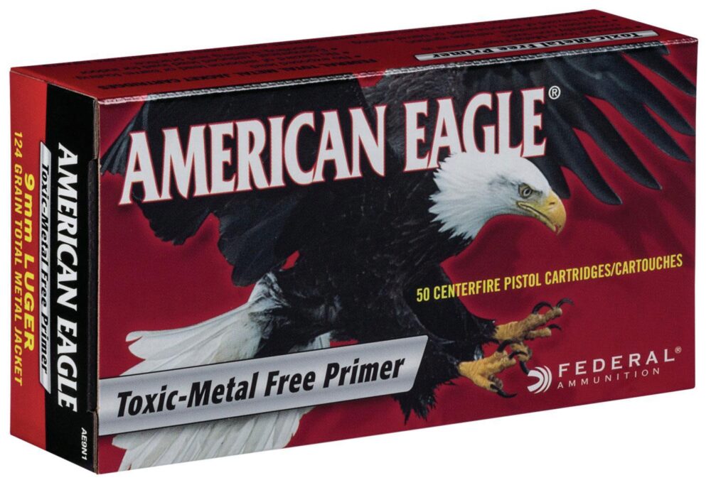 Federal AE9N1 American Eagle Indoor Range Training 9mm Luger 124