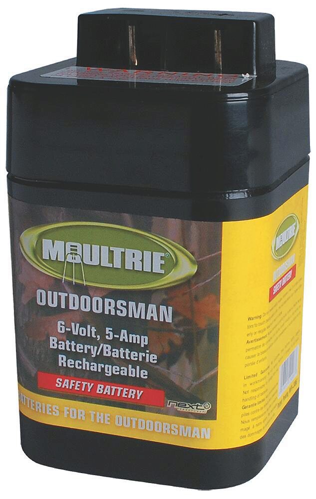 Moultrie MFHP12406 6V Rechargeable Safety Battery  Black Compatib