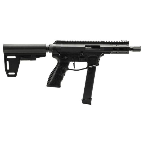 GForce Arms Jawbone Hybrid, 9mm, 5" Barrel, Paddle Pistol Brace, Picatinny, Black, 33-rd