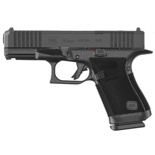 Glock G19 Gen6 9mm, 4.02" Barrel, ORS, Black, (3) 15-rd