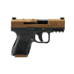 Canik METE MC9 Pistol, 9mm Bronze, Optic Ready, (1) 12-rd, (1) 15-rd mag,