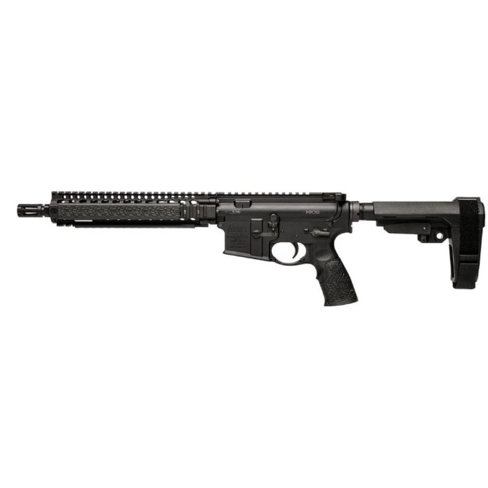 Daniel Defense MK18 Pistol, 5.56, 10.3 TB", SBA3, RIS II HG, Black, No Magazine