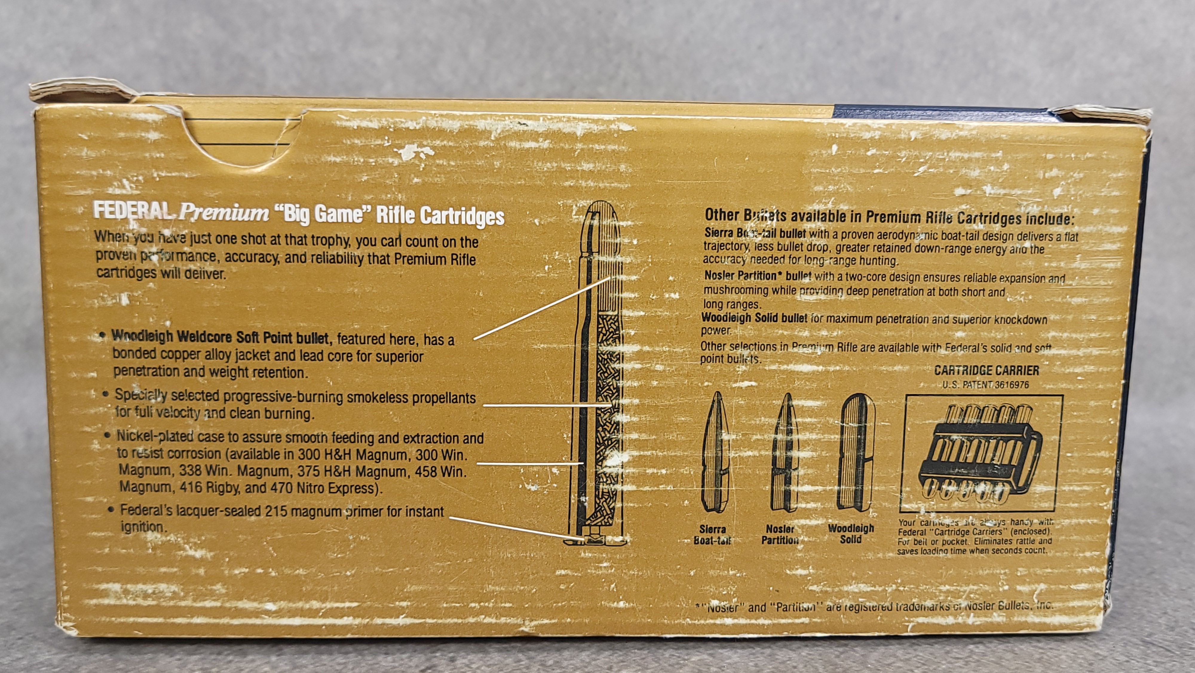 Federal P470A 470 Nitro Express 500 gr Weldcore Soft Point -img-2