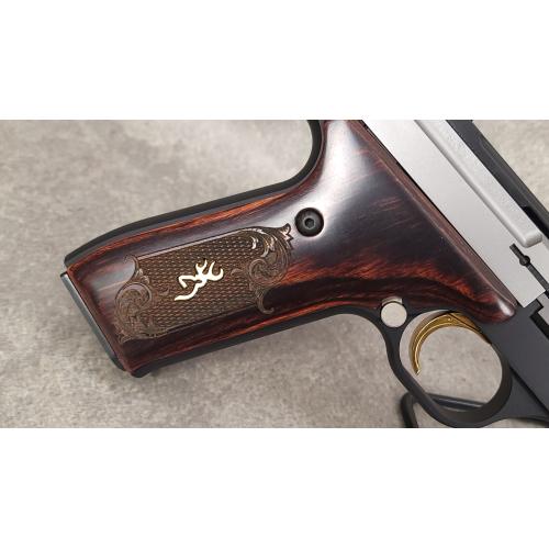Browning Buckmark Medallion Rosewood Grips - 22 LR - Mfg 2024