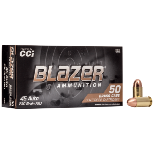 CCI Blazer Brass 45ACP 230gr Full Metal Jacket - 50 Per Box