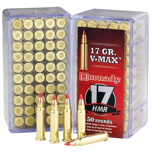 Hornady .17 HMR 17gr V-MAX - 50rds Hornady .17 HMR 17gr V-MAX - 50rds