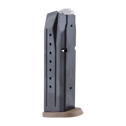 M&P FULL SIZE MAGAZINE 9MM BROWN BASE PLATE 17RD
