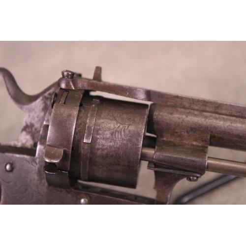 Belgian Pinfire Revolver - .30 Cal - Mfg 1853-1877