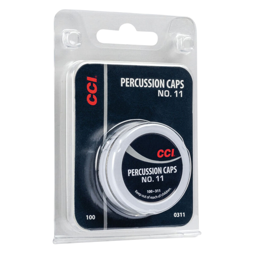 CCI Percussion Cap Musket Caps Copper 100 Per Container
