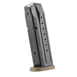 M&P FULL SIZE MAGAZINE 9MM BROWN BASE PLATE 17RD
