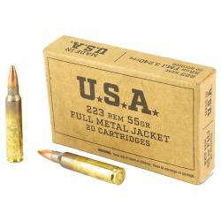 Winchester 223 Rem 55 GR FMJ - 20 RDS