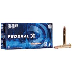 Federal 30-30 WIN 150 GR Jacketed Soft Point FN - 20 RDS