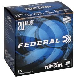 Federal TG208 Top Gun  20Gauge 2.75 7/8oz 8Shot 25 Per Box/10 Case