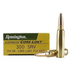 Remington 300 SAvage 150 GR Core-Lokt PSP - 20 Rds Remington 300 SAvage 150 GR Core-Lokt PSP - 20 Rds
