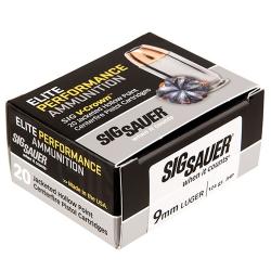 Sig Sauer 9mm 124 GR V-Crown JHP - 20 RDS
