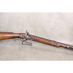 John White (?) Kentucky Half Stock Percussion Rifle - 45cal (?) - 35