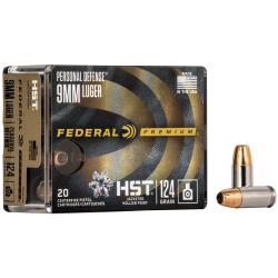 Federal Personal Defense - 9mm 124gr Hydra-Shok JHP - 20/Box