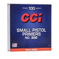 CCI Primers 500 - Small Pistol - 100 Primers