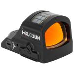 Holosun 407C-GR-X2, Green Dot, 2 MOA, Black, Side Battery