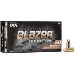CCI Blazer 9mm 115 GR FMJ Brass - 50 Rds