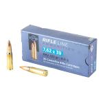 PPU 7.62x39mm, 123 Grain, FMJ, 20/Box