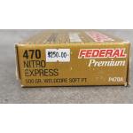 Federal 470 Nitro Express 500 gr Weldcore Soft Point