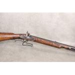 John White (?) Kentucky Half Stock Percussion Rifle - 45cal (?) - 35