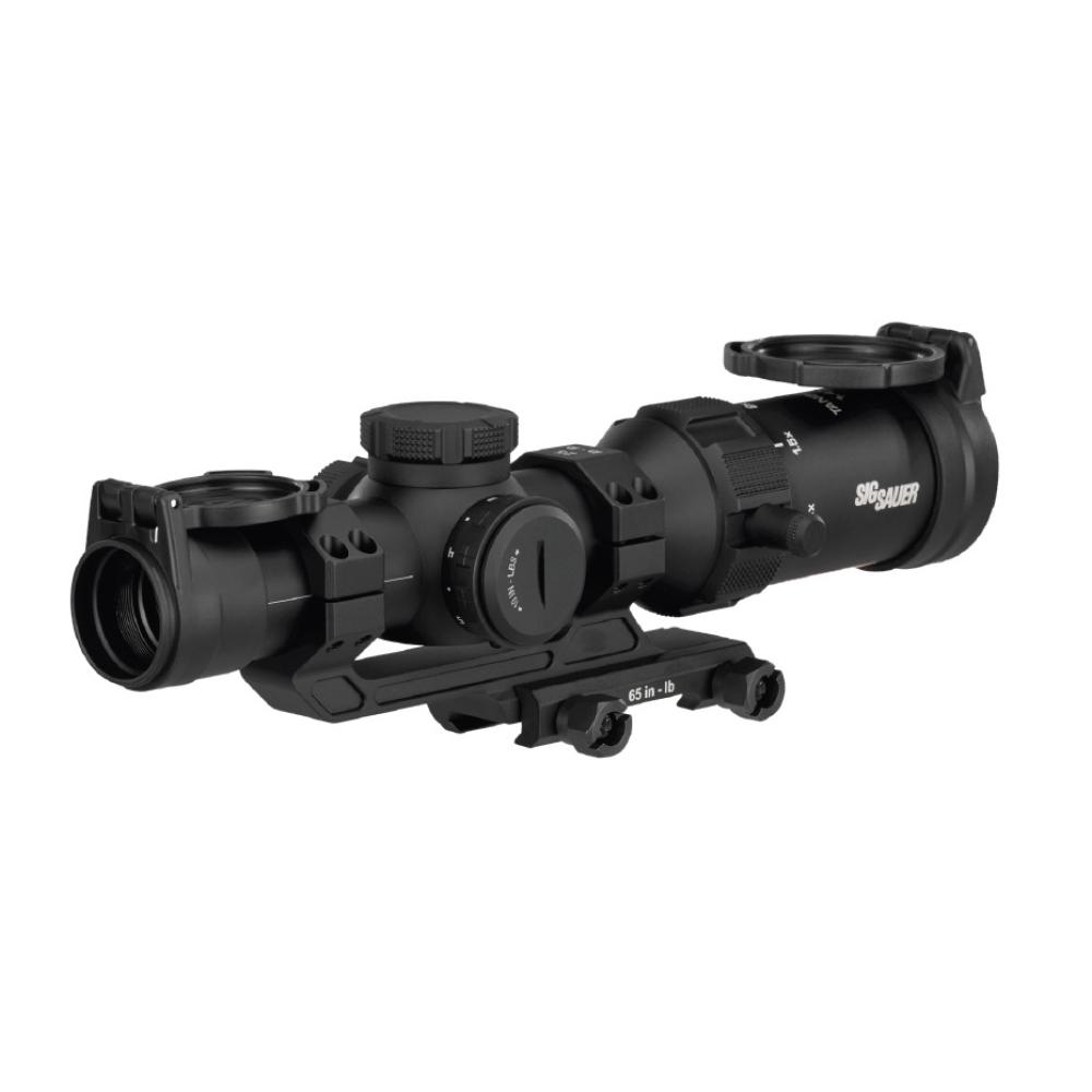 Sig Sauer Tango-SPR, 1-4X24, 30MM, SPF, Hellfire Illuminated, 0.5 MOA, Black, Includes 1.535 Mount