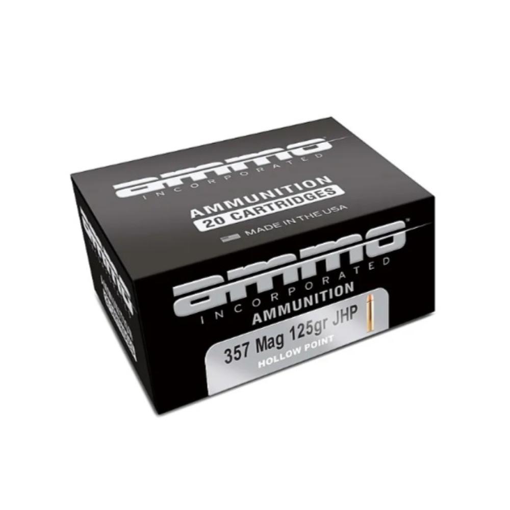 Ammo Inc 357 Mag 125 Gr JHP - 20 Rds