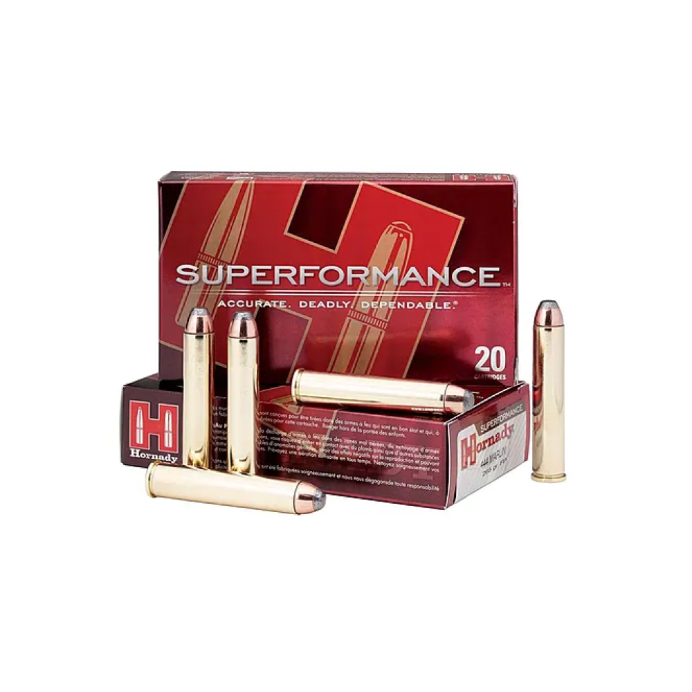 Hornady 82453 Superformance 444Marlin 265gr InterLock Flat Point 20 Per Box