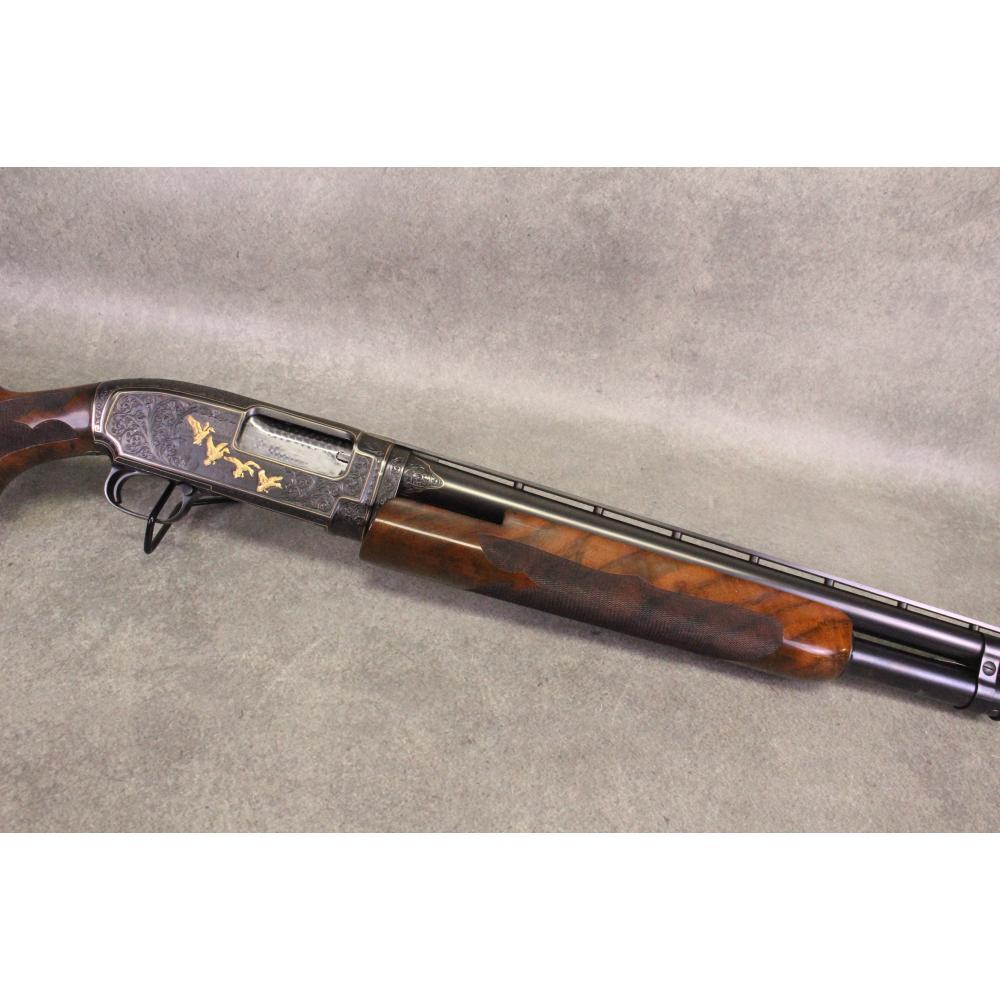 Winchester Model 12 Heavy Duck Pigeon Grade - 12 GA - Mfg 1953 - Master Engraver Larry Hopewell