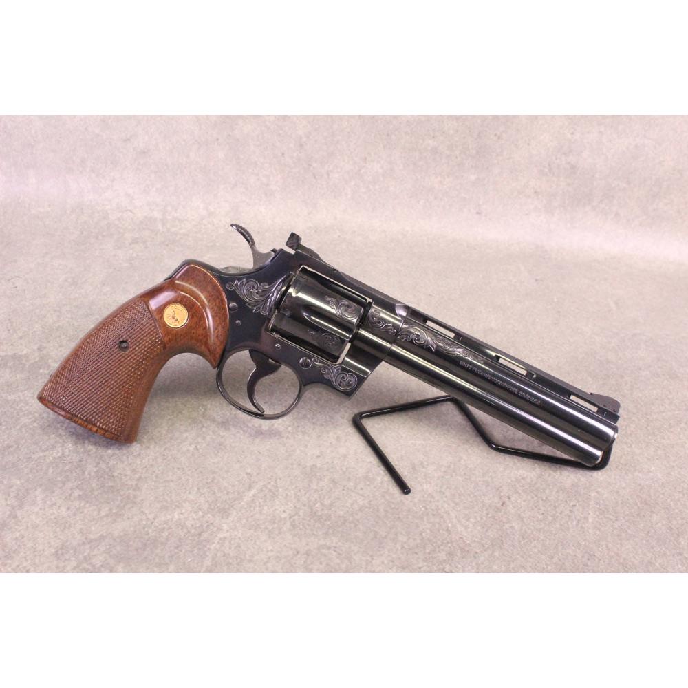 Colt Python Factory Engraved - 357 Mag - 6" Barrel - Mfg 1976 - Letter