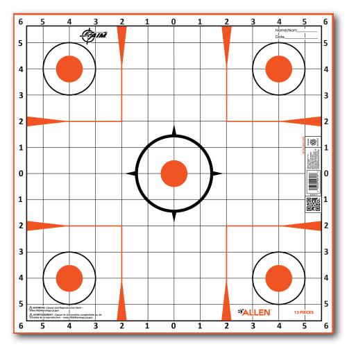 EZ-Aim 15333 High-Quality Sight - In - Grid Paper 13 Pack