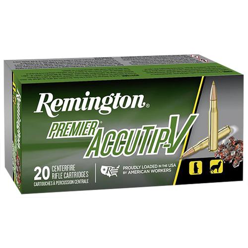 Remington Ammunition 29186 Premier Accutip-V 22-250 Rem 50 gr