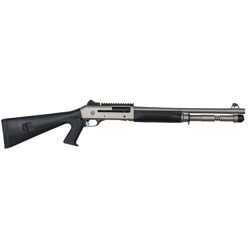MAC 1014 Marine 12 Gauge 3" 5+1 18.50", Electroless Nickel Barrel/Rec, Synthetic Furniture,