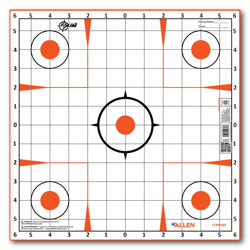 EZ-Aim 15333 High-Quality Sight - In - Grid Paper 13 Pack