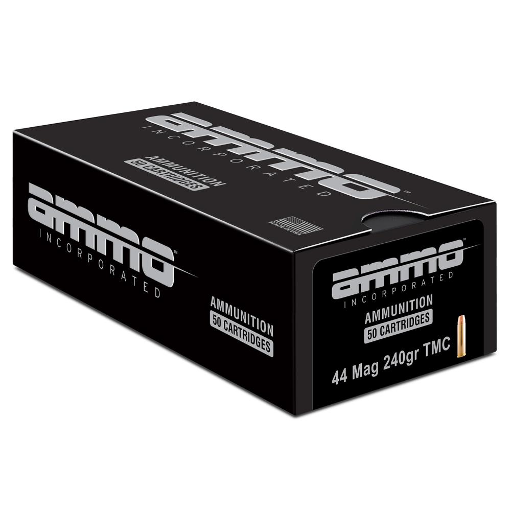 Ammo Inc 44240TMCA50 Signature Self Defense 44 Rem Mag 240 gr Total Metal Case (TMC) 50 Per Box/ 20 Ammo Inc 44240TMCA50 Signature Self Defense 44 Rem Mag 240 gr Total Metal Case (TMC) 50 Per Box/ 20