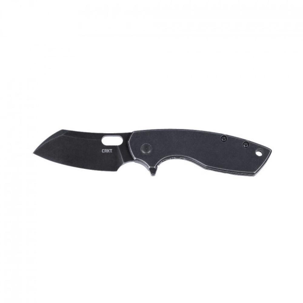 PILAR LARGE KNIFE - BLACK, DROP POINT, PLAIN EDGE, 2.67" BLADE