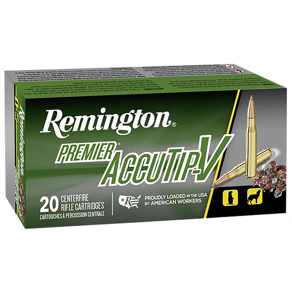 Remington Ammunition 29186 Premier Accutip-V 22-250 Rem 50 gr